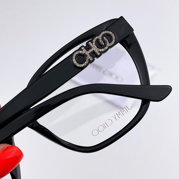 Jimmy Choo JC252/F 807 Eyeglasses Black Square Women main image 4